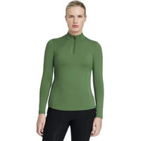 Produktbild von LeMieux Classique Reitshirt Damen Langarm Grün Größe 42