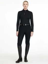 LeMieux Classique Reitshirt Damen langarm Schwarz Größe 42 – Bild 1 von 2