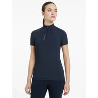 Produktbild von LeMieux Classique Reitshirt Damen Sommer Blau Größe 44