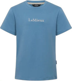 LeMieux Classique Reitshirt für Damen aus Baumwolle Blau – Bild 1 von 6