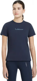 LeMieux Classique Reitshirt für Kinder aus Baumwolle Blau Größe 152 – Bild 1 von 6