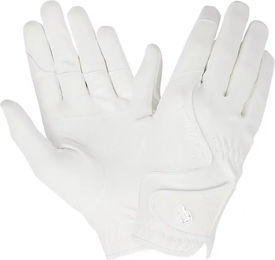 Produktbild von LeMieux Close Contact Reithandschuhe mit Silikon Grip für Unisex in Weiß Größe L