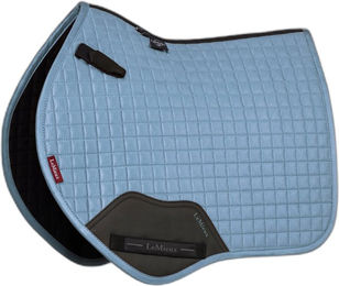 LeMieux Close Contact Schabracke aus Velours in Ice Blue Größe L – Bild 1 von 8