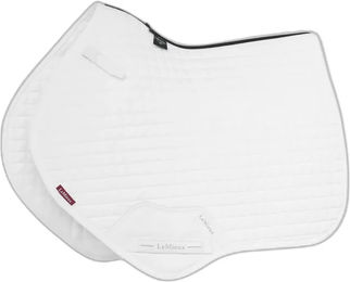Produktbild von LeMieux Close Contact Springschabracke aus Baumwolle Weiß Größe L