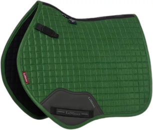 LeMieux Close Contact Springschabracke Mini aus Velours in Grün Größe XS – Bild 1 von 8