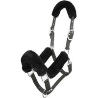 Produktbild von LeMieux Comfort Pony Halfter aus Fleece in Grau oder Schwarz