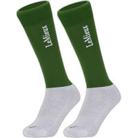 Produktbild von LeMieux Competition Reitsocken Unisex aus Baumwolle Grün Größe L 2er Pack