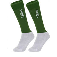 Produktbild von LeMieux Competition Reitsocken Unisex aus Baumwolle Grün Größe S 2er Pack