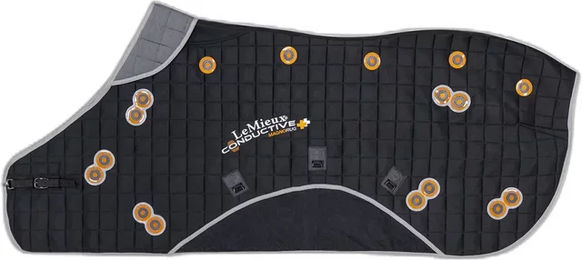 LeMieux Conductive Magno Magnetfelddecke für Pferde Schwarz Größe M - 1 Stk. – Bild 1 von 6