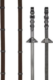 Produktbild von LeMieux Continental Lederzügel für Pferde in Braun oder Schwarz