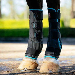LeMieux Crystal Cool Water Boots Gamaschen Schwarz Größe S – Bild 1 von 4