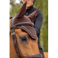 Produktbild von LeMieux Crystal Fly Hood Decke Braun Größe L