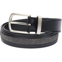Produktbild von LeMieux Crystal Ledergürtel Schwarz Unisex Größe S