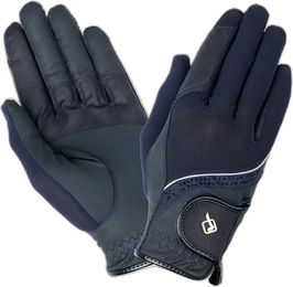 Produktbild von LeMieux Crystal Reithandschuhe Unisex Blau oder Schwarz Größe XL