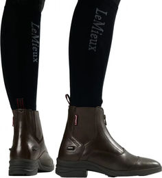 Produktbild von LeMieux Damen Ankle Boots aus Leder mit Reißverschluss Braun Größe 39