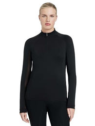 LeMieux Damen Reitshirt Halle leicht Schwarz Größe 40 mit UV30+ Kühlung und belüftetem Netzgewebe – Bild 1 von 3