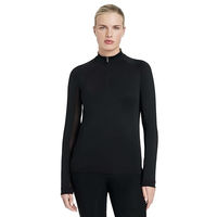Produktbild von LeMieux Damen Reitshirt Halle leicht Schwarz Größe 40 mit UV30+ Kühlung und belüftetem Netzgewebe
