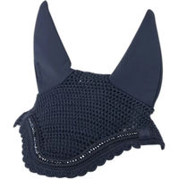 Produktbild von LeMieux Diamante Acoustic Fliegenhaube für Pferde in Marineblau Größe L