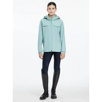 Produktbild von LeMieux Dolcie Regenjacke für Mädchen in Türkis wasserdicht