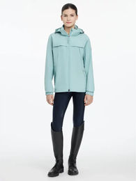 Produktbild von LeMieux Dolcie Reit-Regenjacke für Mädchen in Türkis wasserdicht Größe 13/14 Jahre