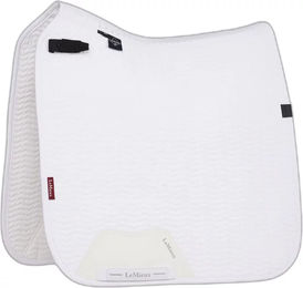 LeMieux Dressage Essence Springschabracke aus Softshell in Weiß Größe XL – Bild 1 von 1