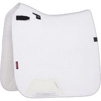 Produktbild von LeMieux Dressage Essence Springschabracke aus Softshell in Weiß Größe XL