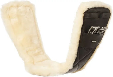 Produktbild von LeMieux Dressurreitgurt Arika Simuwool aus Leder 55 cm
