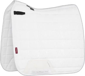 LeMieux Dressurschabracke Square Self-Cool 3D Mesh Weiß Small/Medium – Bild 1 von 2