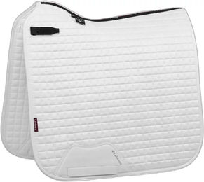 LeMieux Dressurschabracke Suede Square für Pferde Weiß S/M - 1 Stk. – Bild 1 von 4