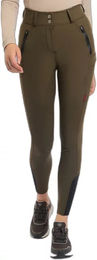 Produktbild von LeMieux Drytex Reithose für Damen wasserdicht mit Fleece für den Winter in Grün Größe 34