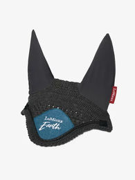 Produktbild von LeMieux Earth Fly Fliegenhaube für Pferde aus Polyester in Blau oder Grau Größe M