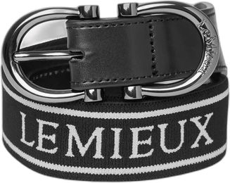Produktbild von LeMieux Elastischer Gürtel für Damen aus Kunstleder Schwarz Größe M