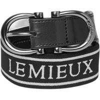 Produktbild von LeMieux Elastischer Gürtel für Damen aus Kunstleder Schwarz XS