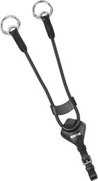 Produktbild von LeMieux Elastisches Martingal für Pferde aus Kunstleder in Schwarz
