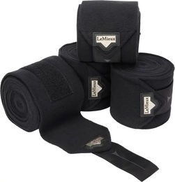 Produktbild von LeMieux Elevate Polobänder Gamaschen aus Fleece für Warmblut in Schwarz