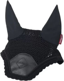 Produktbild von LeMieux Elite Fliegenhaube für Pferde aus Lycra Schwarz Größe M