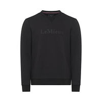 Produktbild von LeMieux Elite Herren-Pullover mit Rundhalsausschnitt aus Baumwolle Schwarz XL
