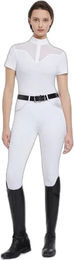Produktbild von LeMieux Emily Reitpolo Damen Sommer Reitshirt Weiß Größe 42