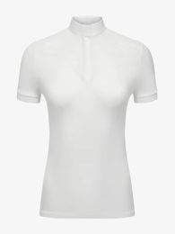Produktbild von LeMieux Emily Reitshirt Damen Weiß Größe 34