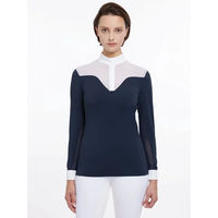 Produktbild von LeMieux Emily Reitshirt für Damen mit langen Ärmeln in Blau