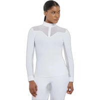 Produktbild von LeMieux Emily Reitshirt für Damen mit langen Ärmeln Weiß Größe 38