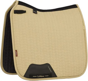 LeMieux Essence Dressur Schabracke aus 3D-Mesh in Beige – Bild 1 von 1