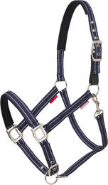 Produktbild von LeMieux Essential Yard Lederhalfter für Pferde in Blau