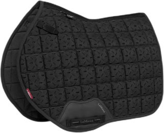 LeMieux Eurojump Self-Cool 3D Schabracke für Pferde Schwarz Größe L – Bild 1 von 2