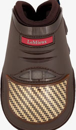 Produktbild von LeMieux Exo Flex Gamaschen Klauenschutz für Pferde aus Neopren Braun Größe L
