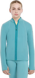 Produktbild von LeMieux Felicity Fleece Vollzip-Pullover für Kinder in Türkis Größe 7/8 Jahre