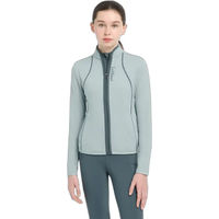 Produktbild von LeMieux Felicity Fleecejacke mit Reißverschluss für Kinder Winter Blau Grau 9/10 Jahre