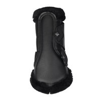 Produktbild von LeMieux Fleece Edge Mesh Brushing Boots Gamaschen Schwarz Größe XL - 1 Stk.
