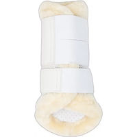 Produktbild von LeMieux Fleece Edge Mesh Brushing Gamaschen für Pferde Weiß M