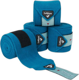LeMieux Fleece-Gamaschen für Pferde Blau Standard – Bild 1 von 2